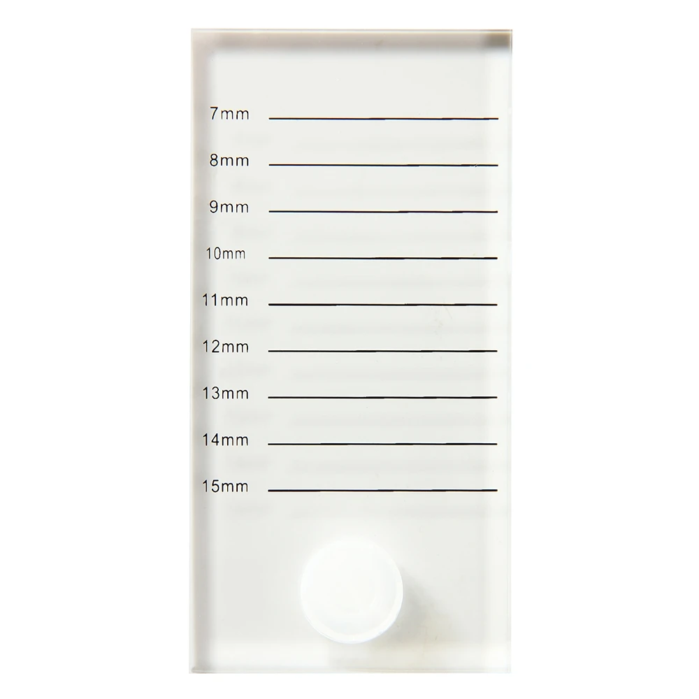 

Clear Lash Tile Acrylic Pallet Individual Eyelash Extension Glue Plate Volume Eyelashes Stand Dispossible Glue Holder Cap