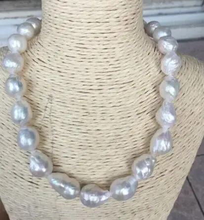 

Wholesale price ^^^New 10-11mm pink white south sea freshwater Pendants Necklace " pearl