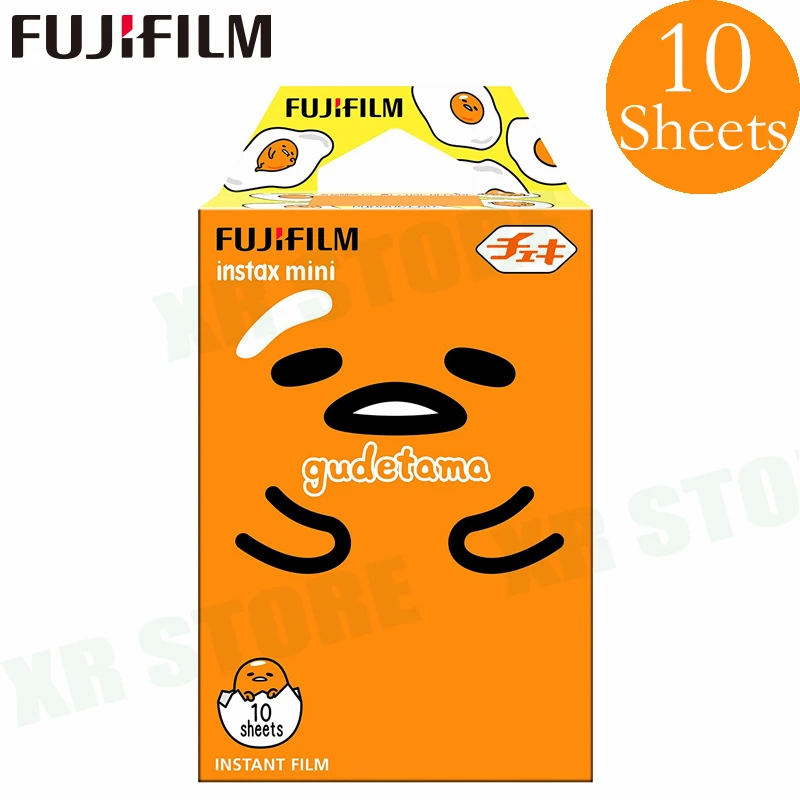 10-100 листов Fujifilm Instax Mini пленка Instax Mini 8 9 Gudetama 1 пленка для Fuji Mini 7s 25 26 70 90 мгновенная камера SP-1 SP-2