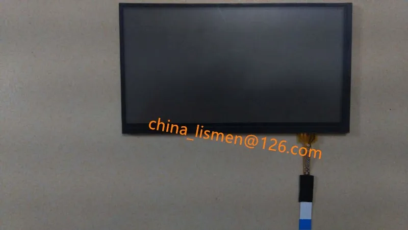 

modified 8 pins black glass touch Screen panel Digitizer Lens panel for car DVD player GPS navigation TM070RDZ07 LCD