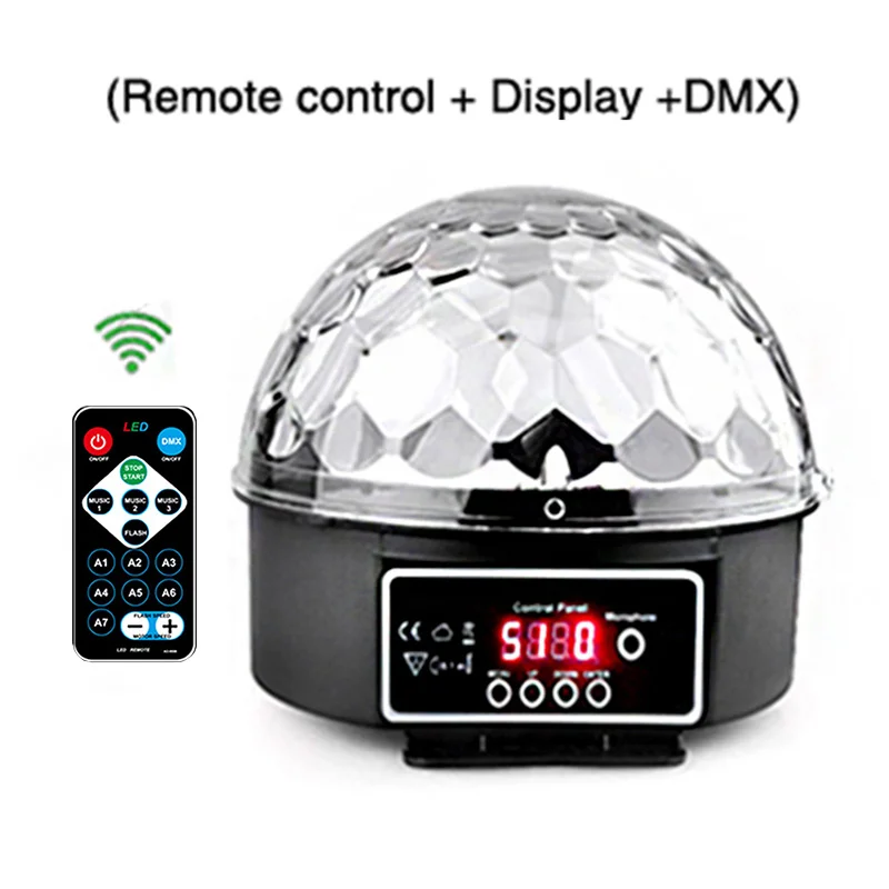 9 цветов светодиодный светильник для дискотеки волшебный шар DMX 512 лазерный Lumiere RGB
