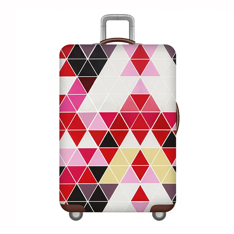 Креативный багажный чехол из спандекса для путешествий, защитный чехол с 18-32 чехлом для багажа, эластичный моющийся чехол для чемодана - Цвет: A3 Luggage cover