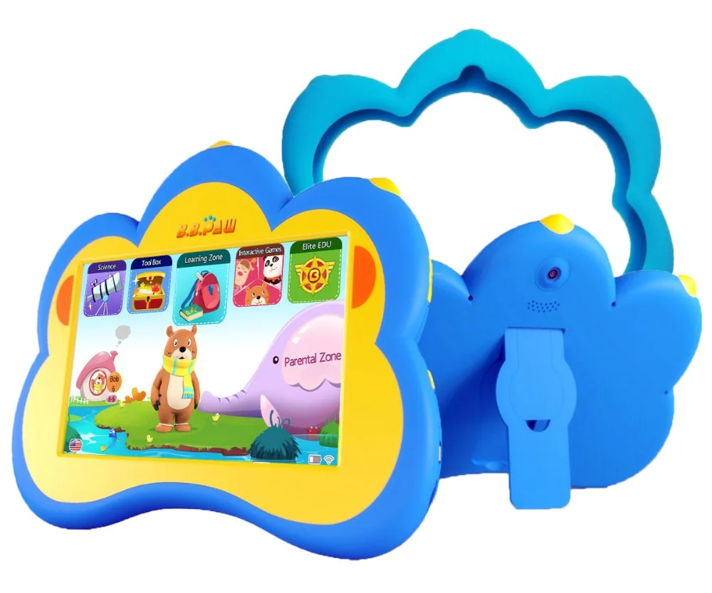 

B.B.PAW Kids Tablet 7 inch Whole Brain Education with 90+ Preloaded Learning and Training Apps-English Edition
