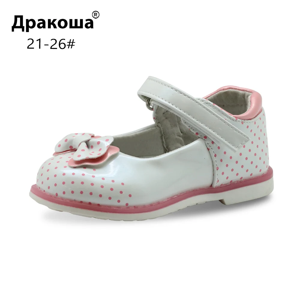 

Apakowa Genuine Leather Girls Sandals with Bow Tie Children Summer Autumn Fashion Girl's Sandal Casual Flats Shoes EUR 21-26 New
