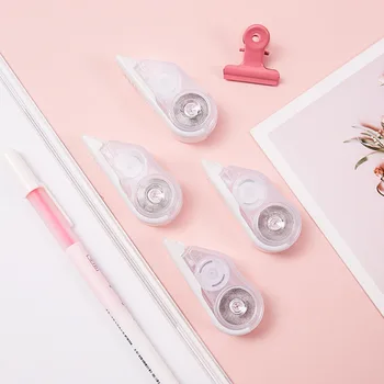 

4 Pcs/set Mini Simple Large Capacity Correcting Tape Student Office Error Correction Stationery Gift School Supplies