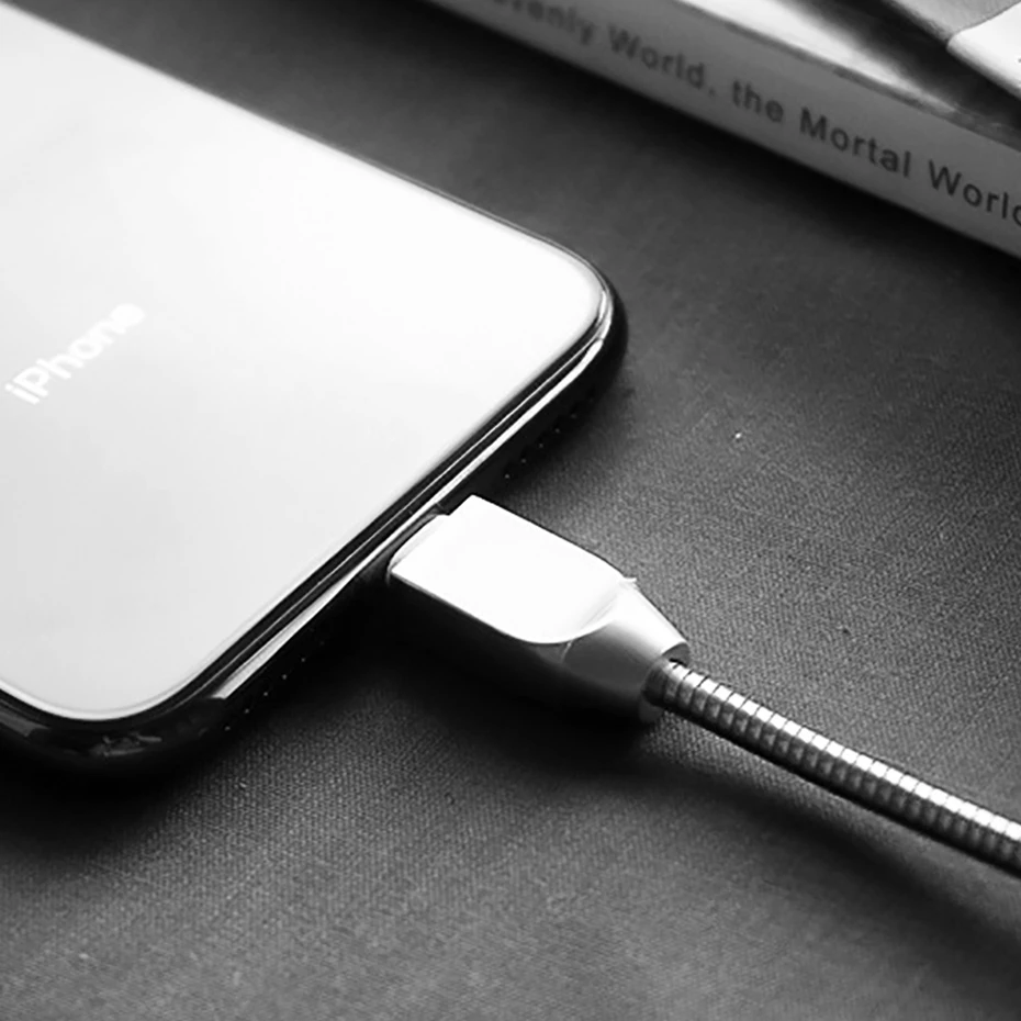 Totu 2A быстрое зарядное устройство Металлический Micro USB кабель для iPhone X 8 7 samsung s6 s5 Мобильный телефон зарядный кабель для передачи данных Micro USB телефонный кабель