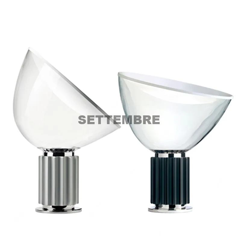 Modern Art Deco Table Lamps for Living Room Bedroom Dining Antique Radar Glass Bedside Lamp Lamparas De Mesa Para El Dormitorio