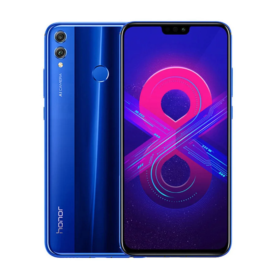 Смартфон Honor 8X 4 + 128 ГБ Android 8 1 6 5 дюйма 3750 мА ч 4G LTE 20 МП|Смартфоны| |