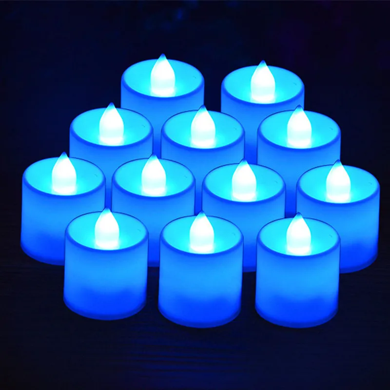 Imixlot 5 шт. виниловая яркая свеча форма светодиодные свечи для свадебной вечеринки дома Рождественской церкви украшения