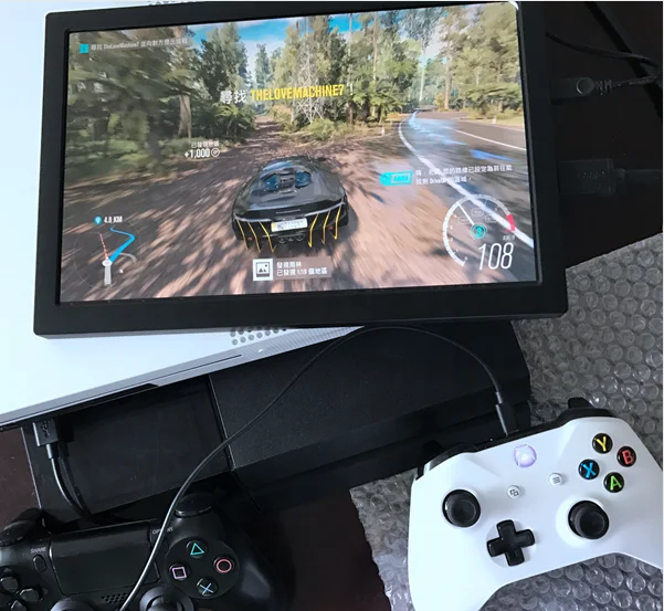 Hfsecurity 10 1 дюймов HDMI ips 2 K монитор для ПК Lapop второй Экран USB портативный PS4 xbox PS3