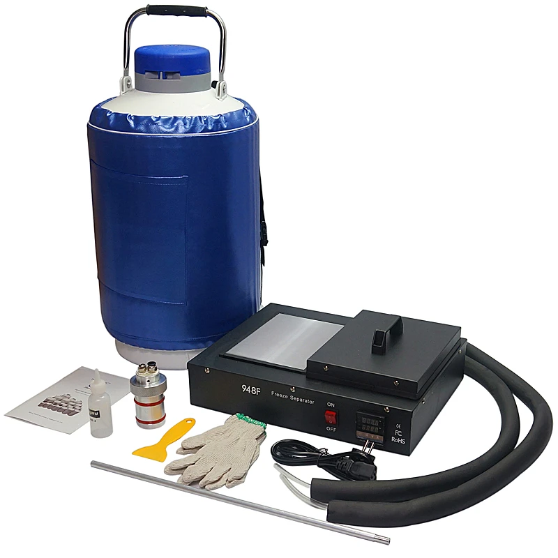

lcd freeze separator FS-06 2 in 1 pack built-in oil-free pump with 10L liquid nitrogen tank