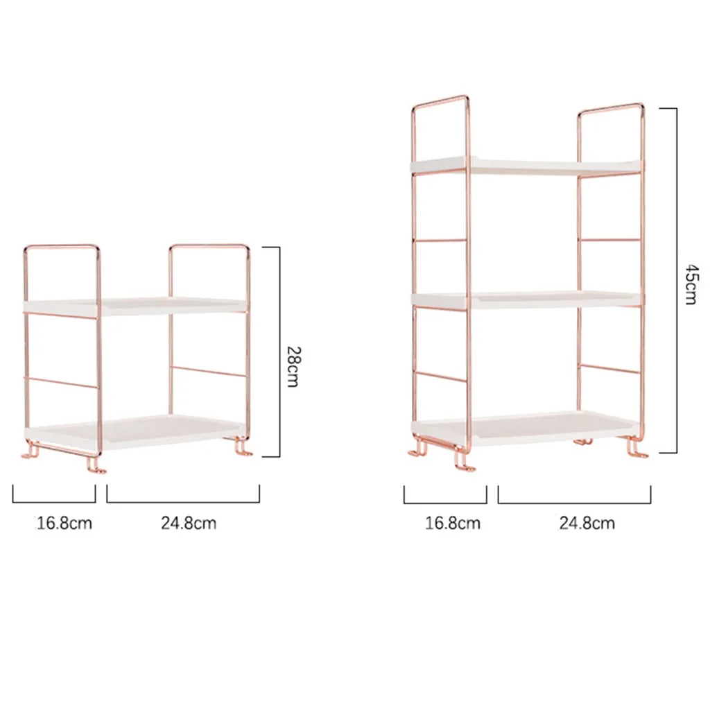 Железный угловой органайзер для ванной комнаты Caddy Полка для кухни стеллаж для хранения держатель 2/3 ярусов стойка Органайзер хранилище коробка стойка