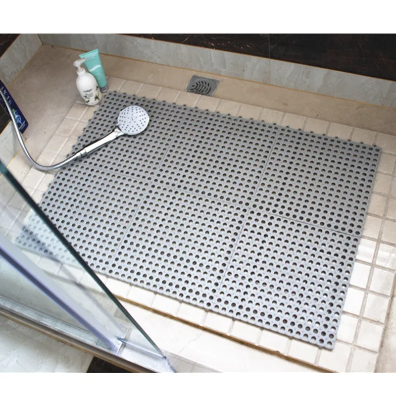 عدم الانزلاق حمام ماتس الحمام مربع PVC Bathmats للمنزل الحصير لأرضية المطبخ للمرحاض الحمام السجاد سجادة استحمام بُساط للحمام عدم الانزلاق حمام ماتس الحمام مربع PVC Bathmats للمنزل الحصير لأرضية المطبخ للمرحاض الحمام السجاد سجادة استحمام بُساط للحمام