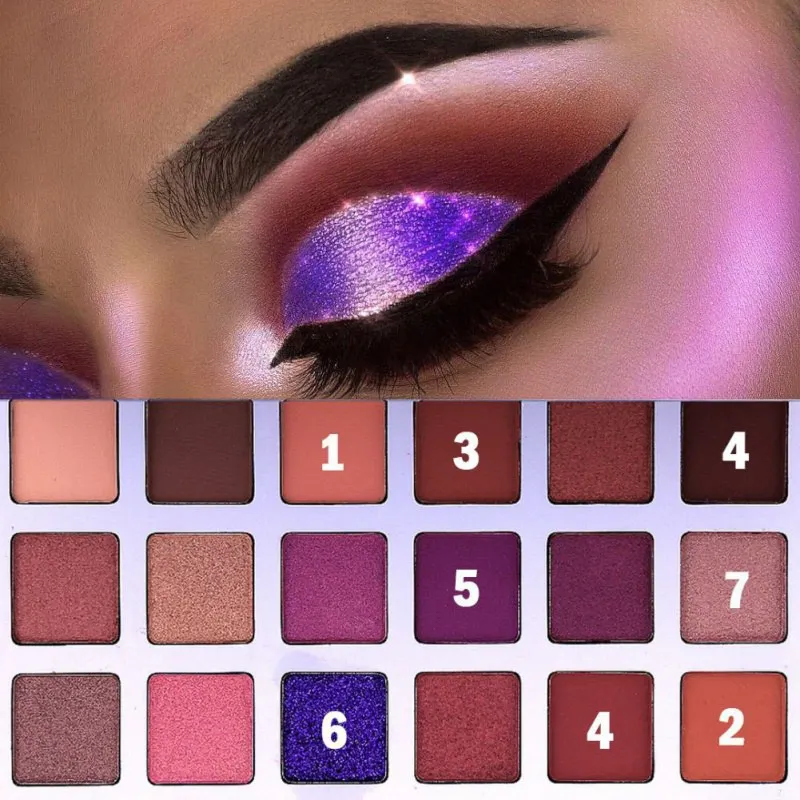 

18 Colors Female Pro Shimmer Makeup Long Lasting Eye Shadow Palette Cosmetics Matte Glitter Beauty Make Up Eye Shadow