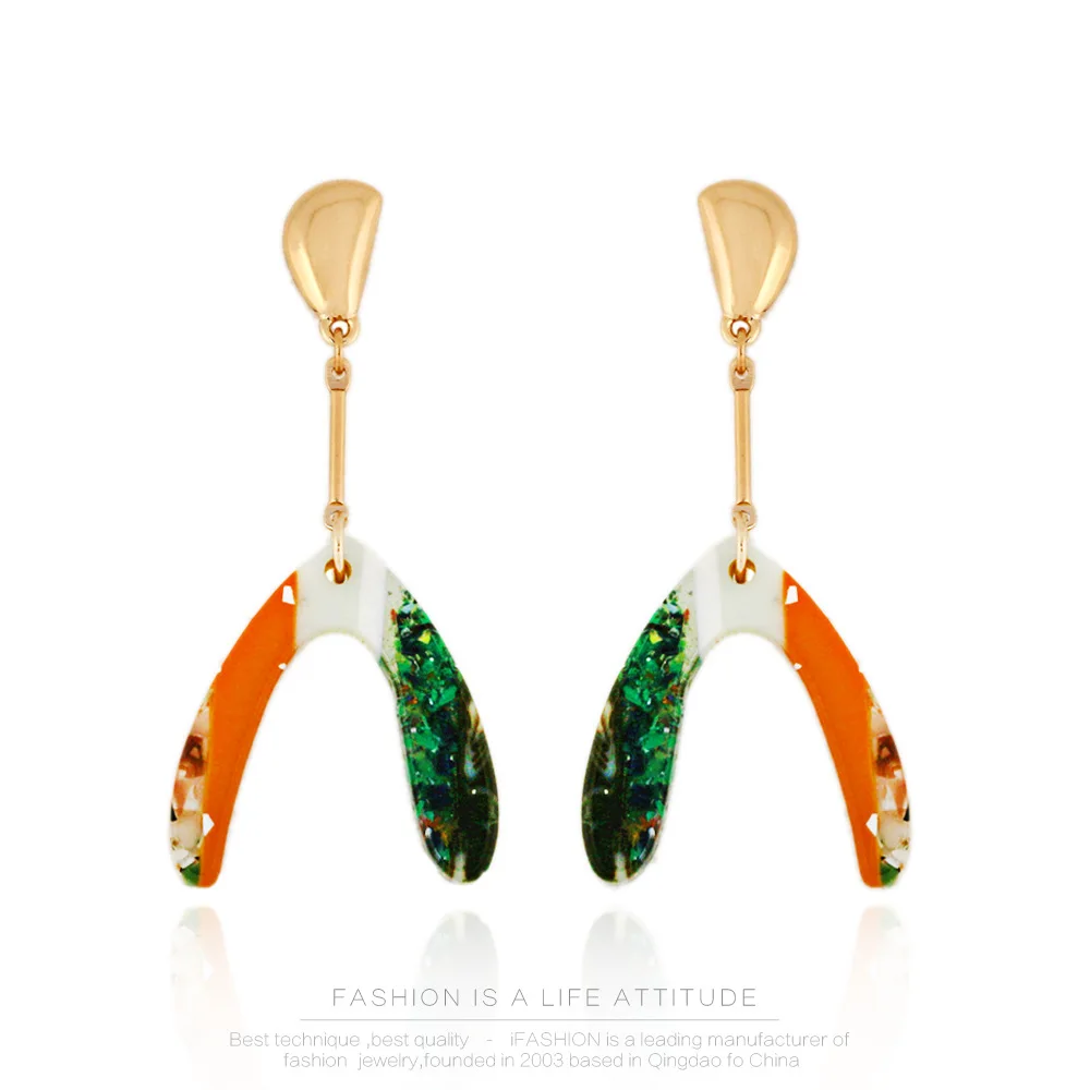 

Women Jewelry Allergy Free Drop Earrings Creative Shape Korean Style Dangle Earrings Accessories Mother/Lover/Daughter Gifts
