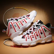 35-44 Осенние новые нейтральные баскетбольные туфли мужские уличные кроссовки амортизаторы Спортивная обувь высокие, чтобы помочь тренеру брендовые ботинки