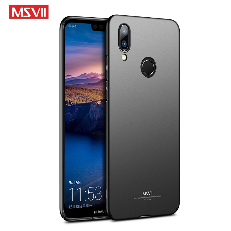 MSVII For Huawei P20 Lite Case Matte Hard Coque Luxury Slim Back Cover Fundas Housing Pro Phone Cases |