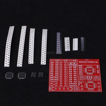 

SMD SMT Components Practice Board Solder Skill Training Beginner DIY Kit Dropship