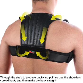 

Fitness And Plastic Back Posture Fixed Correction Belt Lightly Adjustable Support Ladies Men's Fitness Training Accessories