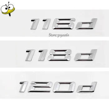 

Auto Car Sticker Decal Badge Car-styling For BMW 1 Series 116d 118d 120d 116 118 120 GT DIY Sticker For BMW Rear Emblem