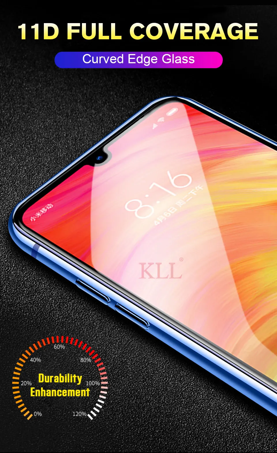 11D закаленное стекло для Redmi Note 7 6 5 Pro 4X6 5 Plus 9H полное покрытие Защита экрана для Xiaomi 8 Lite 5X 6X A1 A2 Lite стекло