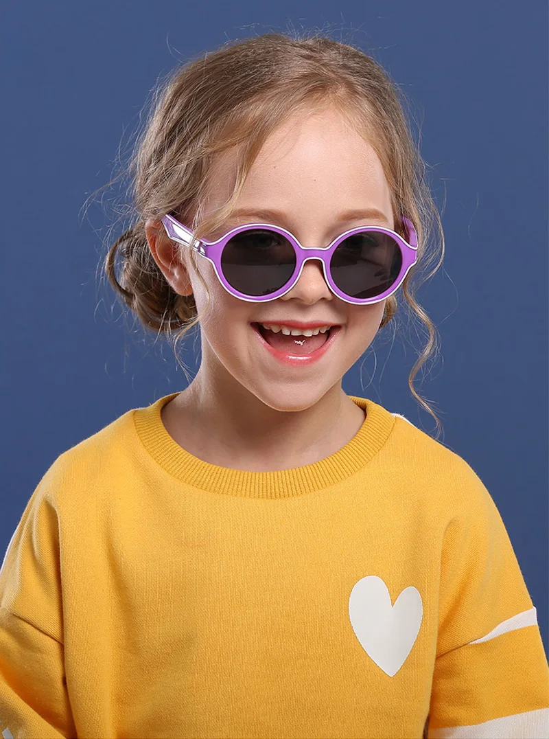 Iboode детские солнцезащитные очки мальчики девочки поляризованные силиконовый предохранительный солнцезащитные очки подарок для детей Детские UV400 Oculos Gafas De Sol