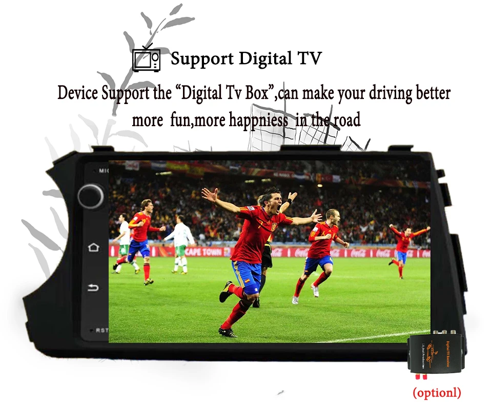 Flash Deal 7" HD 8Core Android 9.1 car dvd music video dvd tablet headunit 4g wifi for For Ssang Yong Kyron Actyon Korando 2005+ Head Unit 15