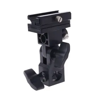 

Photo Flash Adapter Hot Shoe Swivel Mount Light Stand Bracket B Umbrella Holder