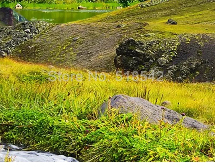 e montanha, mural personalizado em 3d, paisagens
