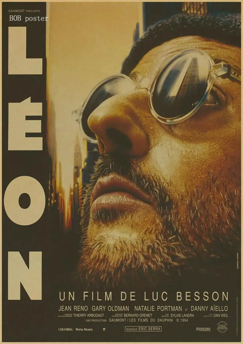 Leon Профессиональный плакат классический старый фильм Винтаж постер ретро ностальгия крафт бумага наклейки на стену домашний декор