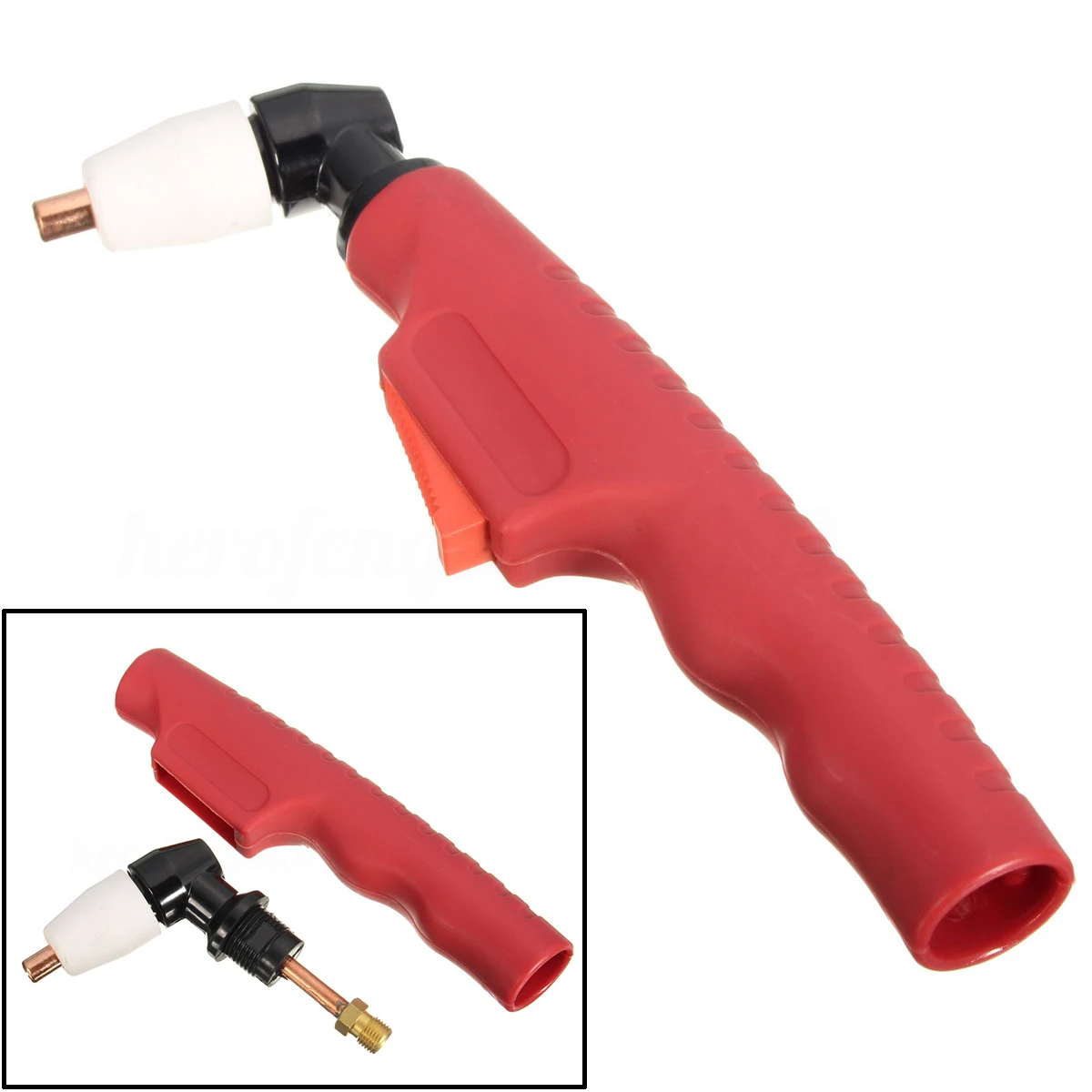 

Red PT-31 LG-40 Air Plasma Cutting Cutter Hand Manual Torch Tool Head Body Tool accessories