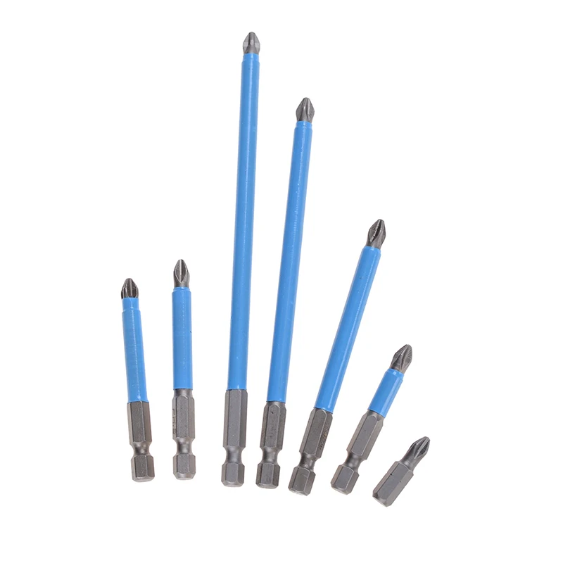 

7PCS PH2 Anti Slip Electric Screwdriver Bit Set Bits Hex Shank Magnetic Bits 25mm 50mm 65mm 70mm 90mm 127mm 150mm