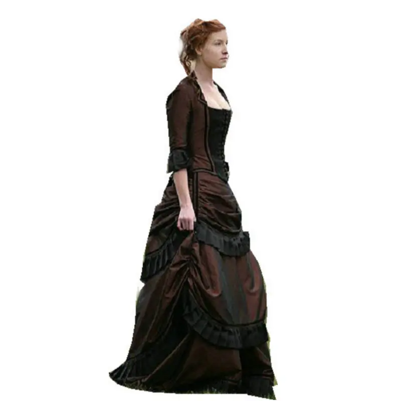 

Historical Customer-made 17 Century Vintage Costumes Renaissance Dress Steampunk dresses Gothic Cosplay Halloween Dresses C-1201
