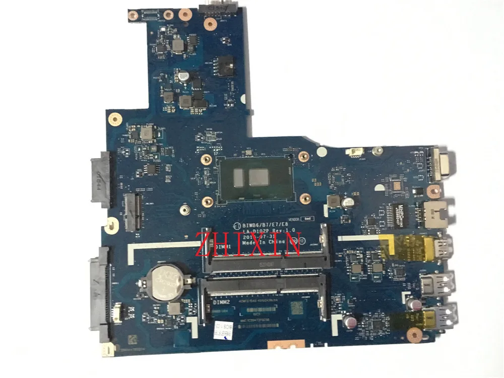 

yourui for BIWB6/ B7/E7/E8 LA-D102P For Lenovo B41-80 For Motherboard B41-80 With I7 6500U SR2EZ DDR3 mainboard full test