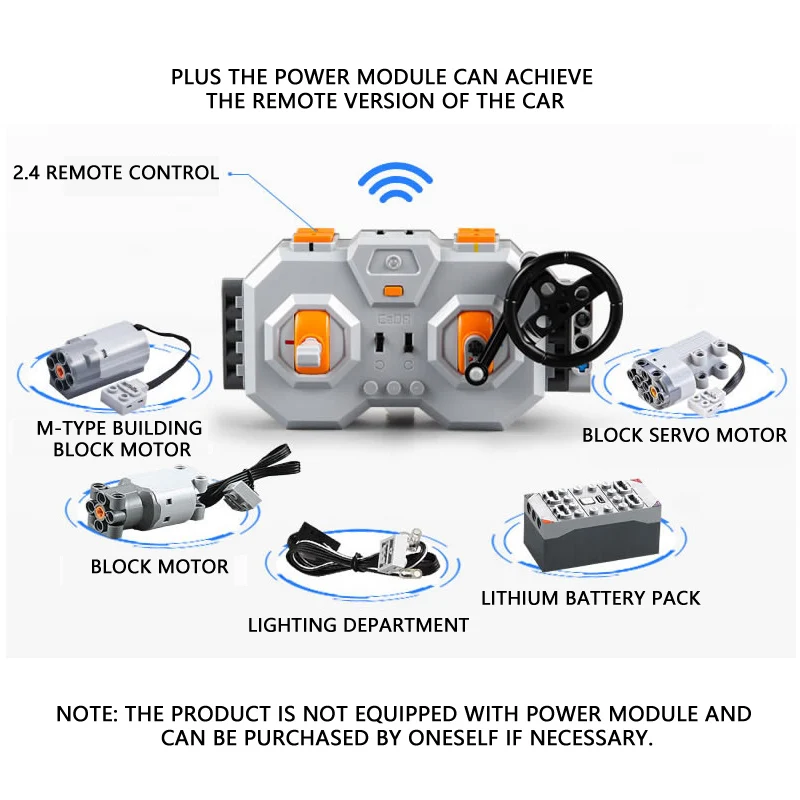 Цена CADA Mobile Technic Супер спортивный автомобиль скорость чемпионов город MOC строительные блоки кирпичи DIY игрушки на пульте дистанционного управлен...