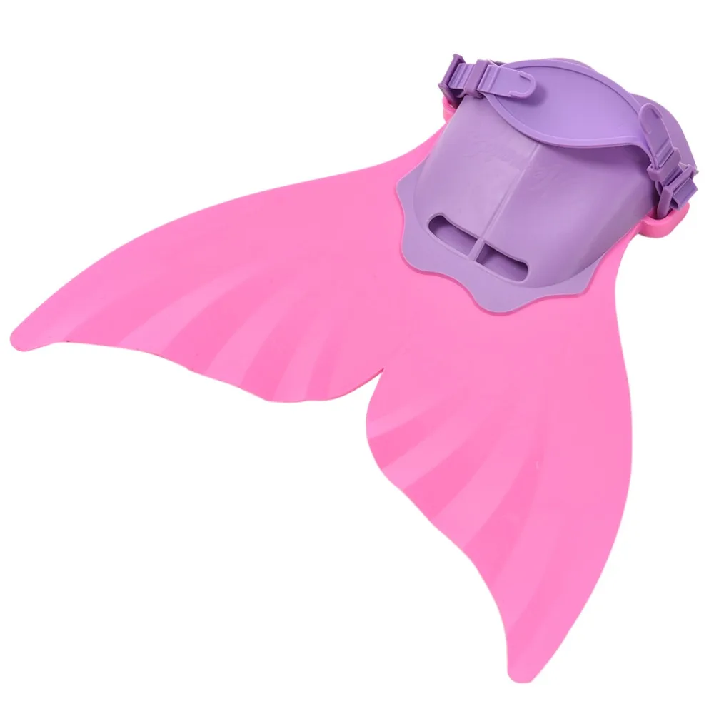 Adjustable Pink Mermaid Swim Fin Swimming Foot Swimming Fins for Kid