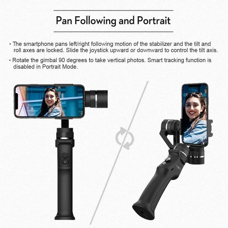 Новый EYEMIND карданный 3 осевой стабилизатор для смартфона экшн камеры GO Pro Камера