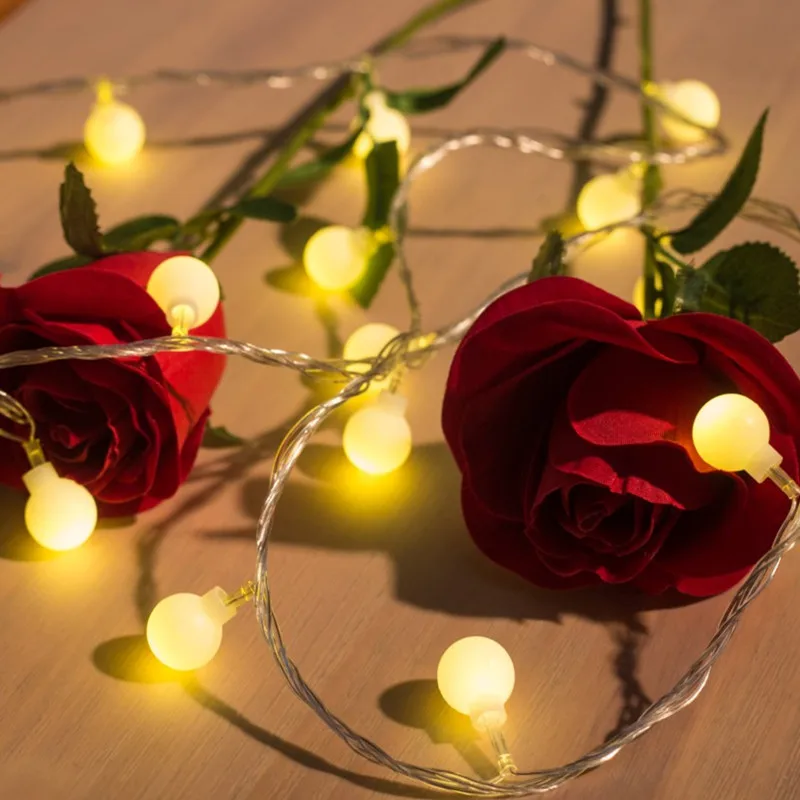 

Ball light Battery Operated Fairy Lights100LEDs 50LEDs 5M 10m for Christmas Festival Wedding Party Decoration LED String Lights