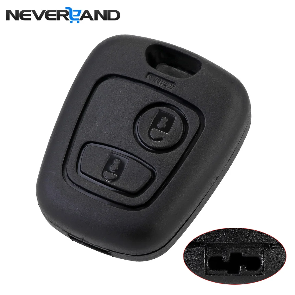 

2 Buttons Remote Key Flip Fob Car Key Case Shell Without Blade For Peugeot Partner Expert Boxer SX9 Citroen D5
