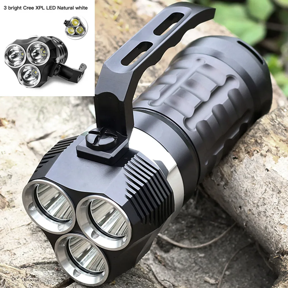 

Sofirn SD01 Professional Scuba Diving Flashlight Cree XPL 3000LM LED Light Underwater Searchlight 18650 Powerful LED Flashlight