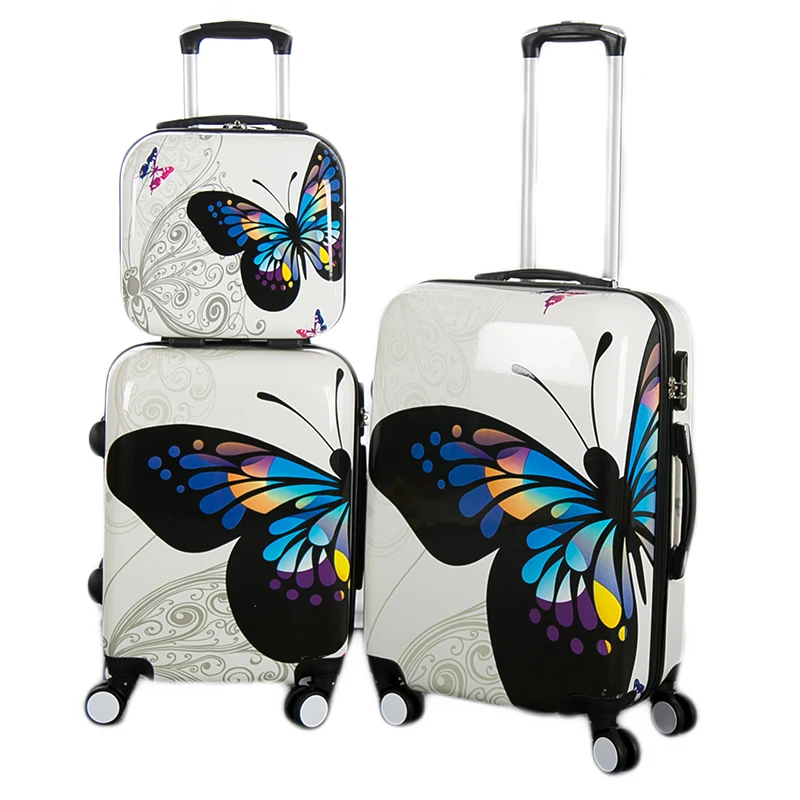 

Infantiles Bag Com Rodinhas Bavul Valise Enfant Walizka Colorful Valiz Mala Viagem Trolley Koffer Luggage Suitcase 20"24"inch