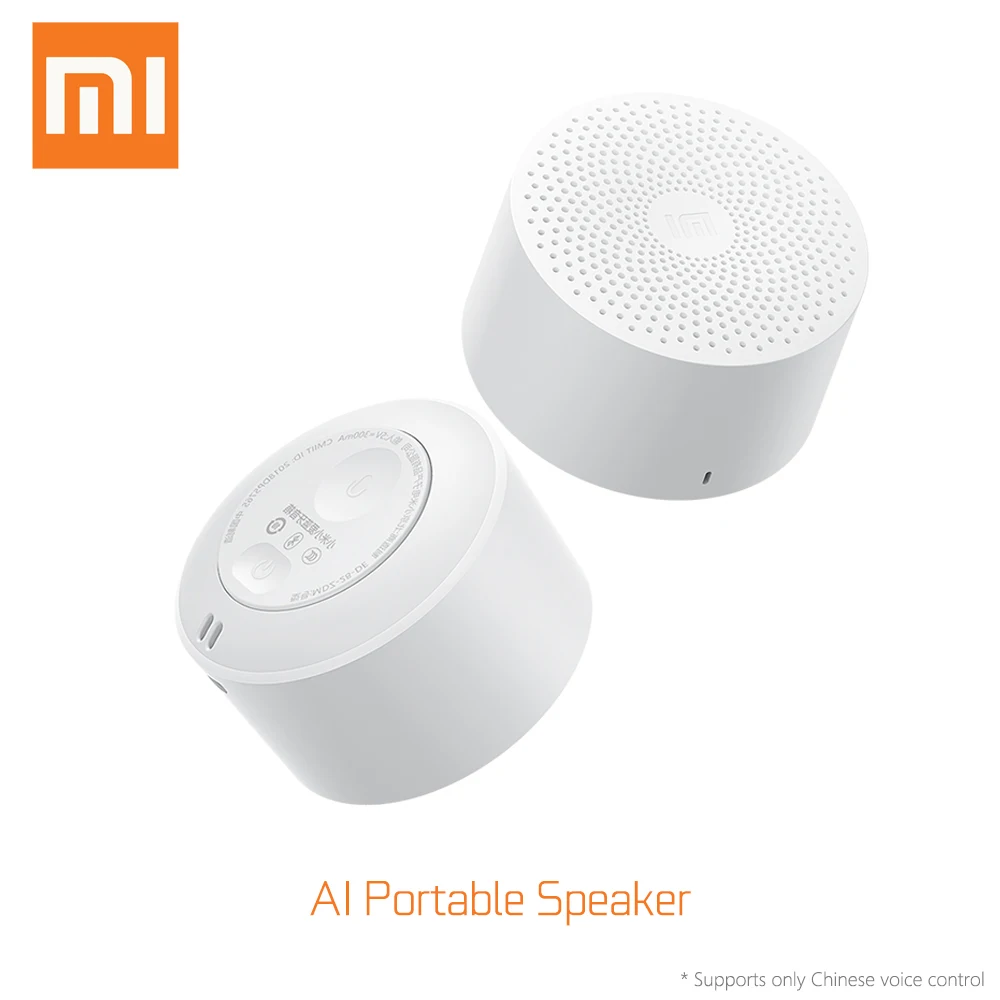 Xiaomi Оригинальный мини AI Bluetooth динамик портативный спортивный музыкальный аудио