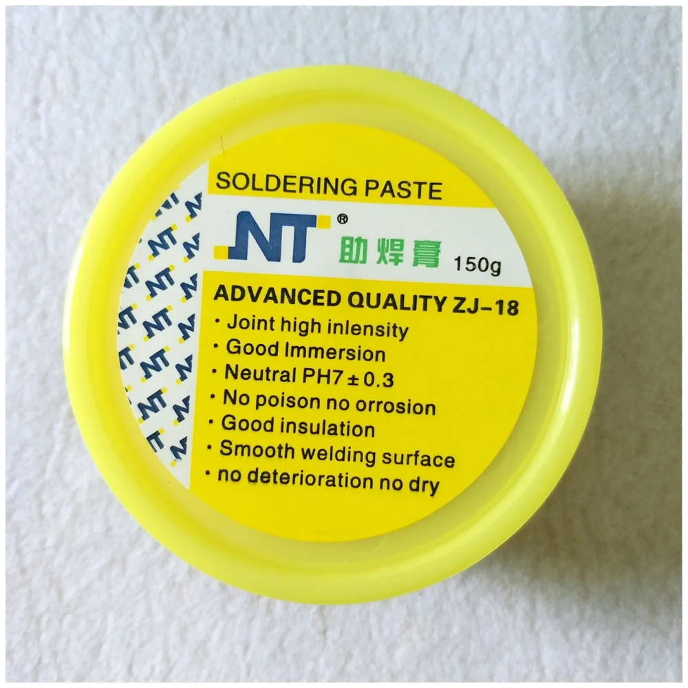 NT ZJ-18 150g Yellow paste Advance Quality Solder Flux Soldering Paste High New 