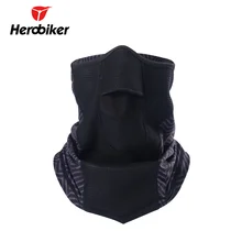 HEROBIKER Unisex Motorcycle Windproof Cool Camouflage Face Mask Black Motorcycle Helmet Mask Summer Bicicletas De Paseo