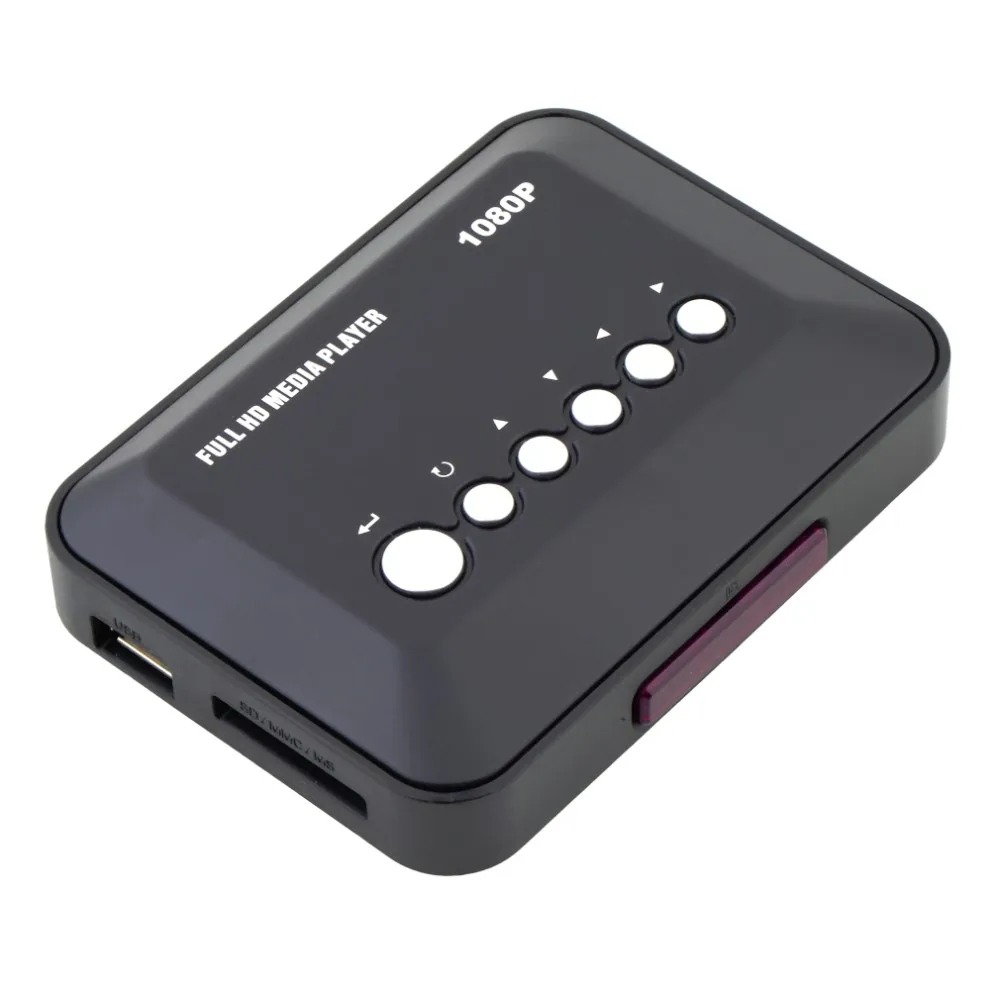 1 комплект 1080P ТВ видео SD MMC RMVB MP3 HD USB HDMI мульти ТВ медиа видео плеер коробка высокое качество