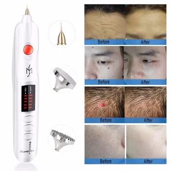 

Professional Freckle Wrinkle Mole Remover Pen Wart Spot Tattoo Scars Removal Machine Ionic Facial Double Eyelids Beauty Device