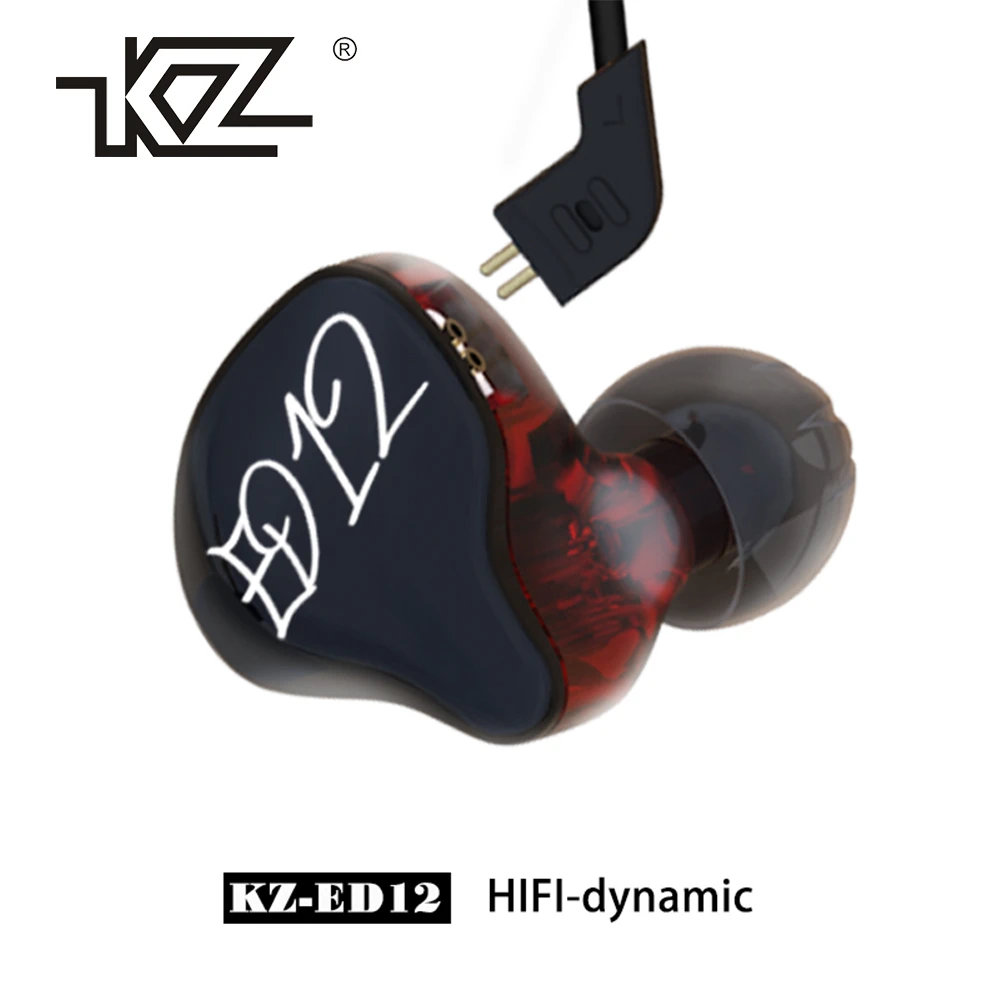 Новинка 2017 KZ ED12 спортивные наушники для бега шумоподавление HIFI бас Monito гарнитура