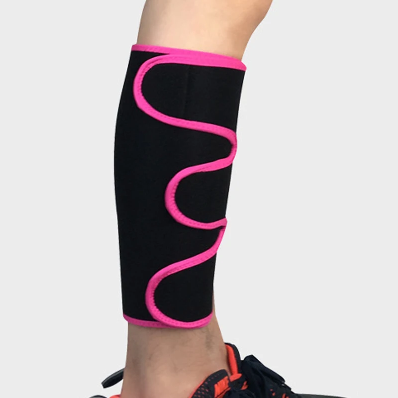2 Pcs Adjustable Neoprene Pressure Protector Shin Guard Leg Sleeve MTB Cycling Football Compression Calf Support Sports Safety