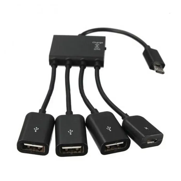 Elistooop несколько OTG 4 порта Type C USB зарядный концентратор Кабельный соединитель