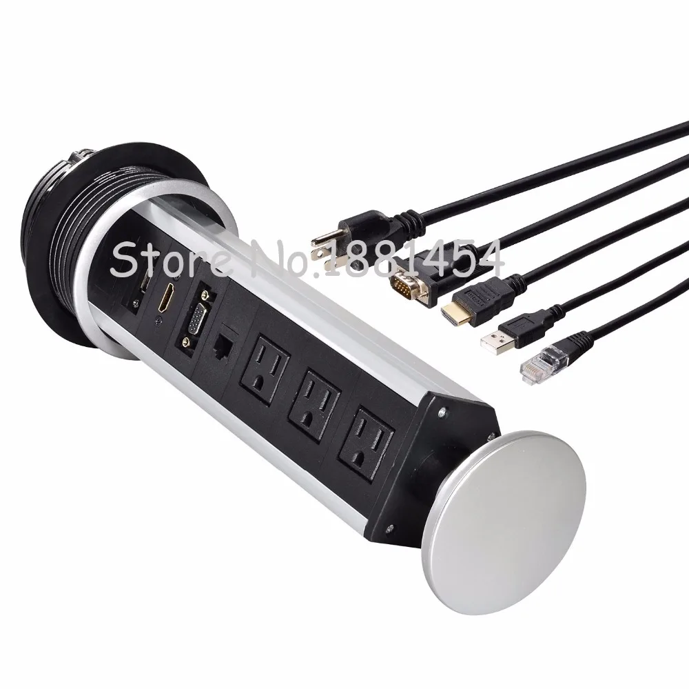 Новый стандарт США с 3 AC Power 1 data VGA HDMI DATA USB для Япония Мексика и т. д. страна